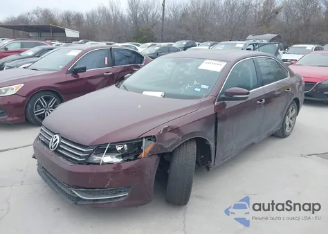 2013 Volkswagen Passat 2.5L Se из США, поврежденный, VIN 1VWBH7A35DC133406